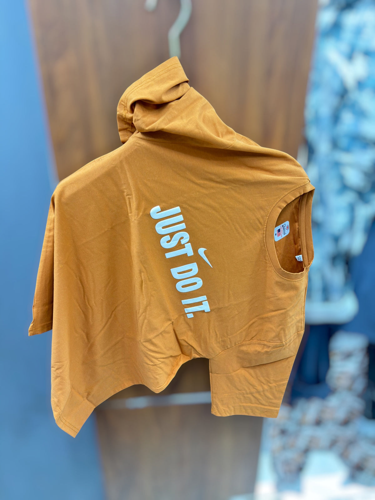 Down solder T-shirt Back Print Nike