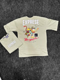 Down solder T-shirt Back Print