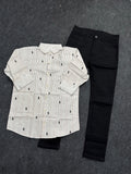 Premium US Line shirt Denim Jeans Combo