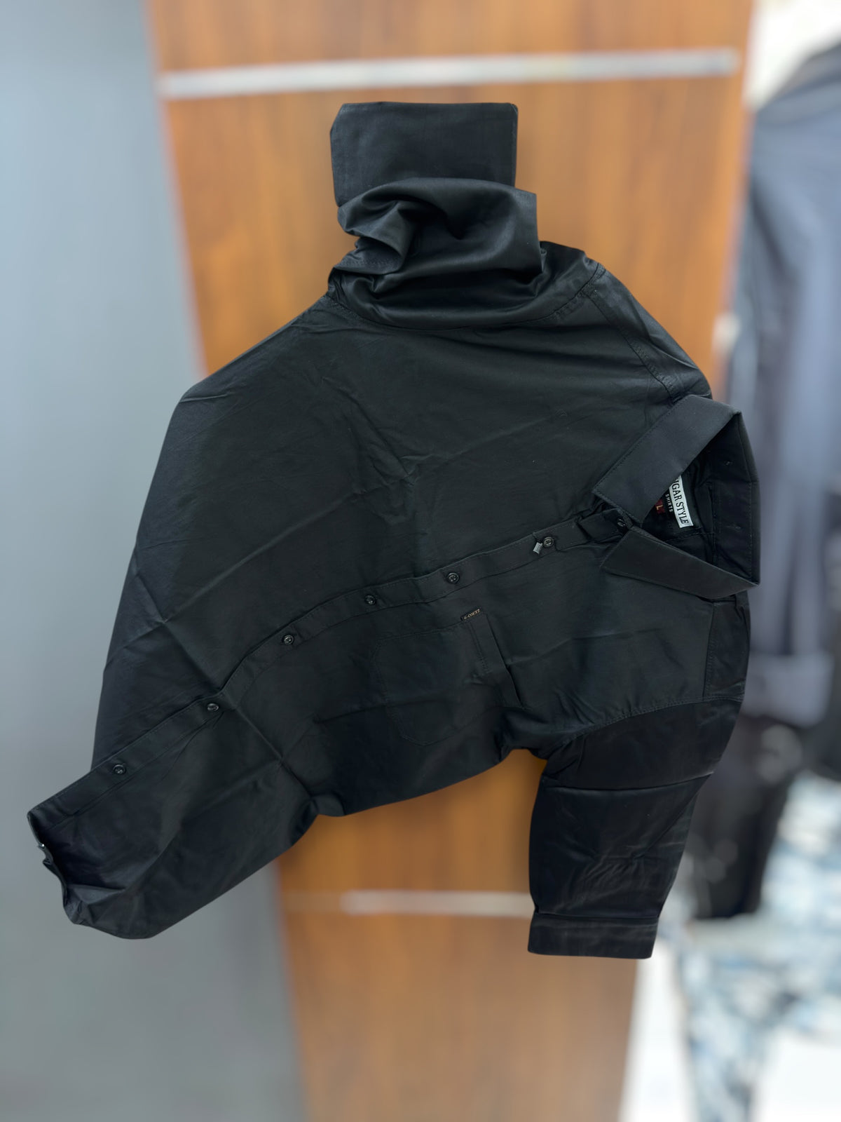 Black shirt plain