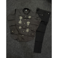 Formal combo embroidery shirt black pant