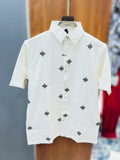 Half sleeve embroidery shirt