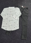 Premium US Line shirt Denim Jeans Combo