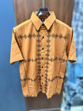 Half sleeve embroidery shirt