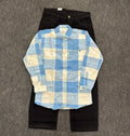 Chex shirt Z black Baggy Denim Jeans