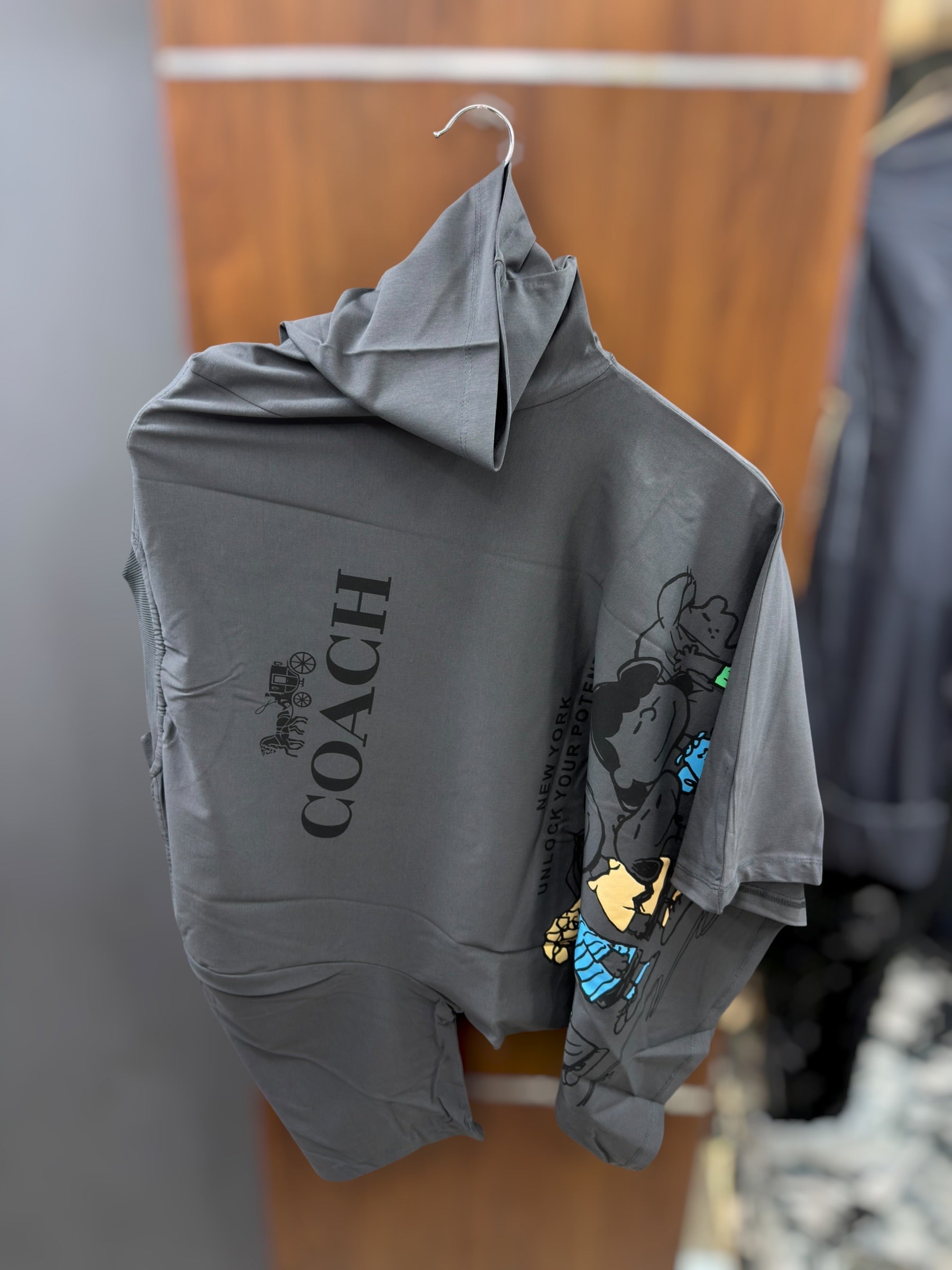 Down solder T-shirt Back Print