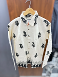 Embroidery shirt full sleeve