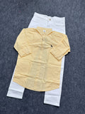 Premium plain shirt pure white Jeans