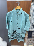 Embroidery full sleeve shirt