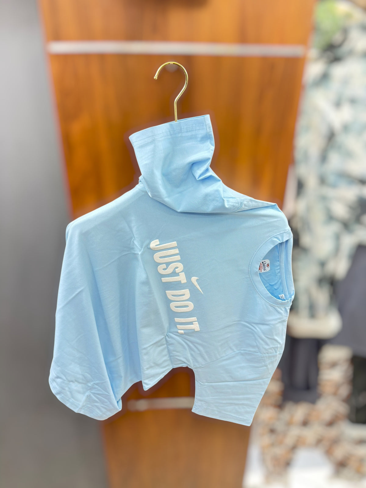 Down solder T-shirt Back Print Nike