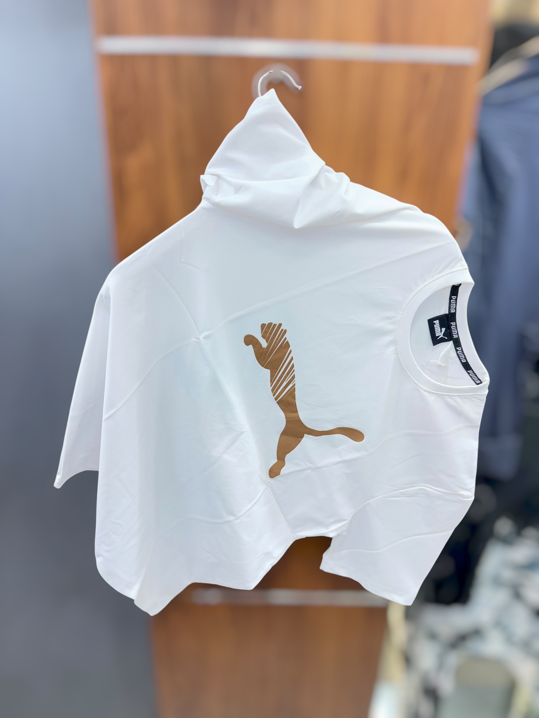 Down solder T-shirt Back Print puma