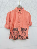 Half print shirt