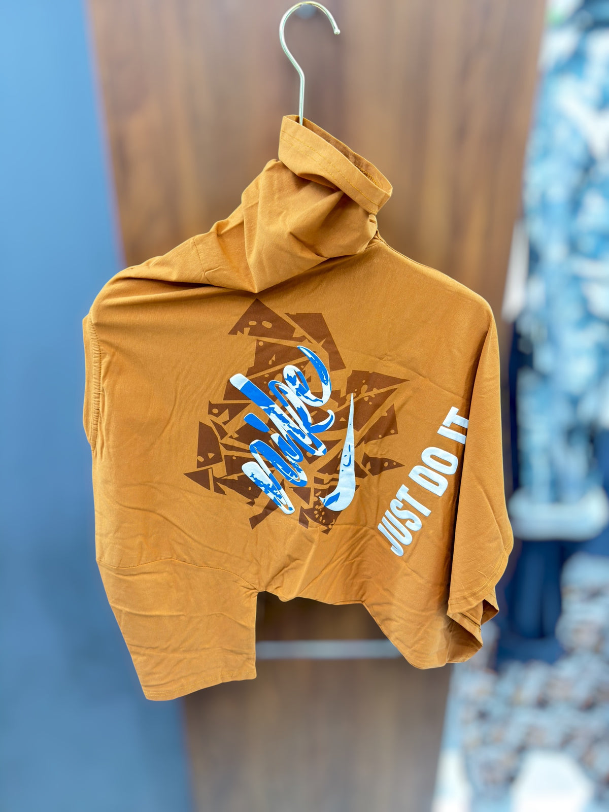 Down solder T-shirt Back Print Nike