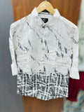 Dual color chex shirt