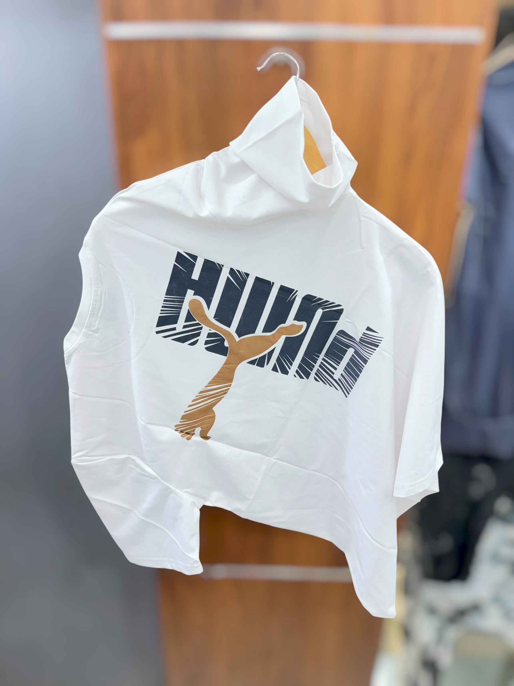 Down solder T-shirt Back Print puma