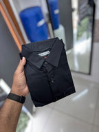 Black shirt plain