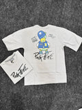 Down solder T-shirt Back Print