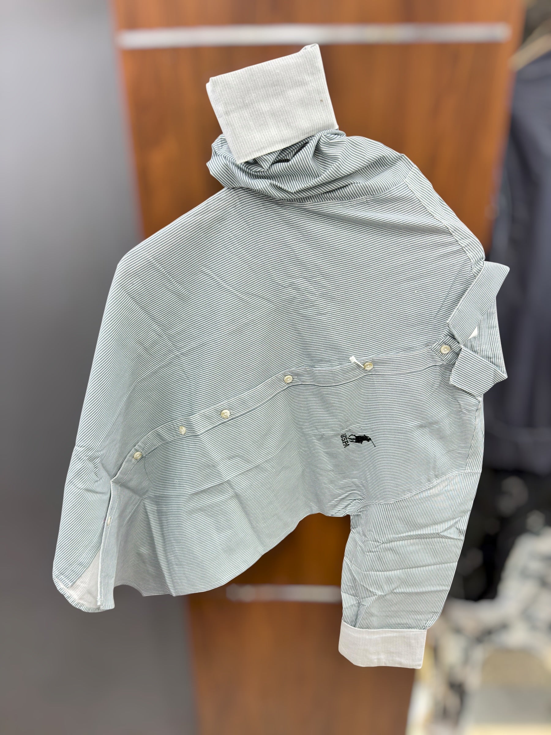 LIne shirt US SS Bottle Green