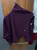 Half plain T-shirt