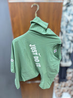 Down solder T-shirt Back Print Nike