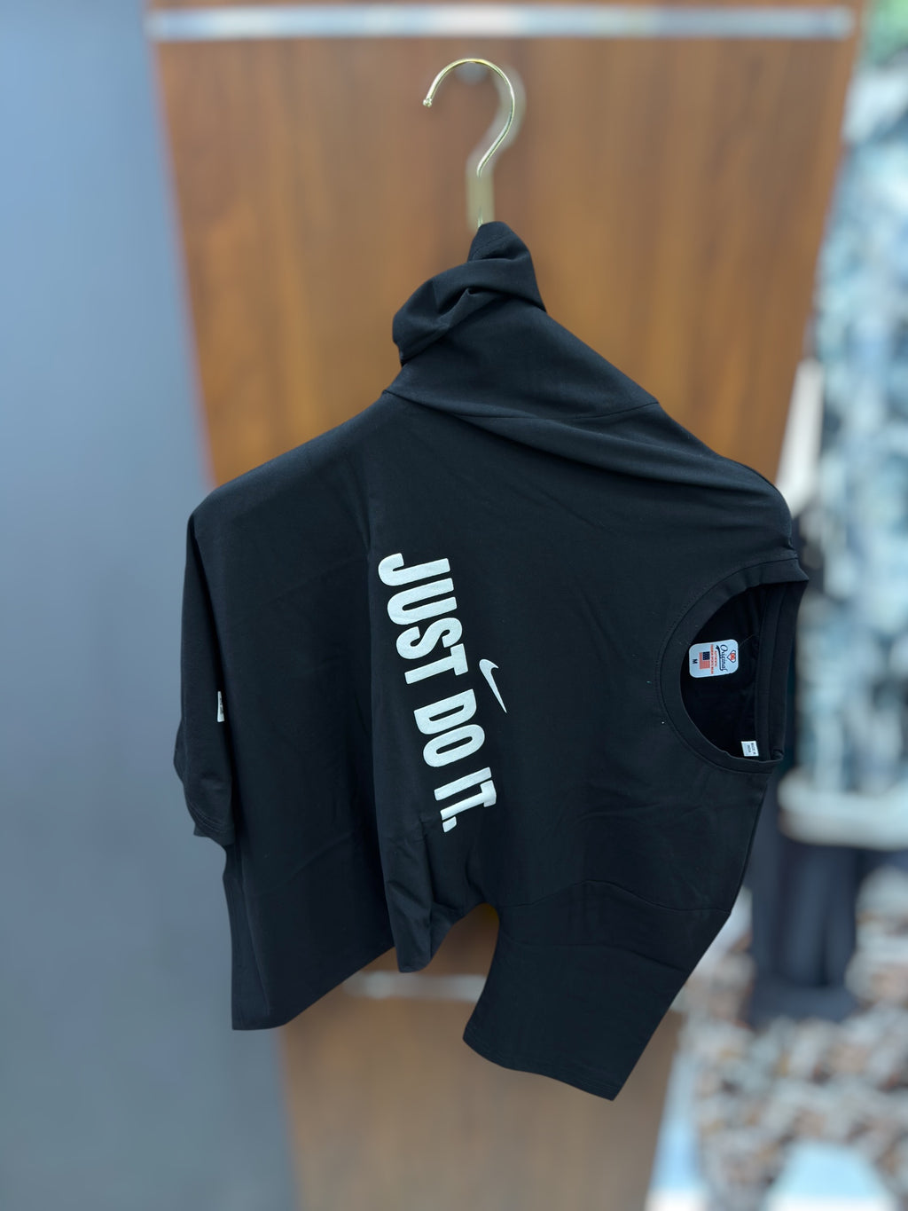 Down solder T-shirt Back Print Nike