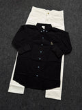 Premium plain shirt pure white Jeans