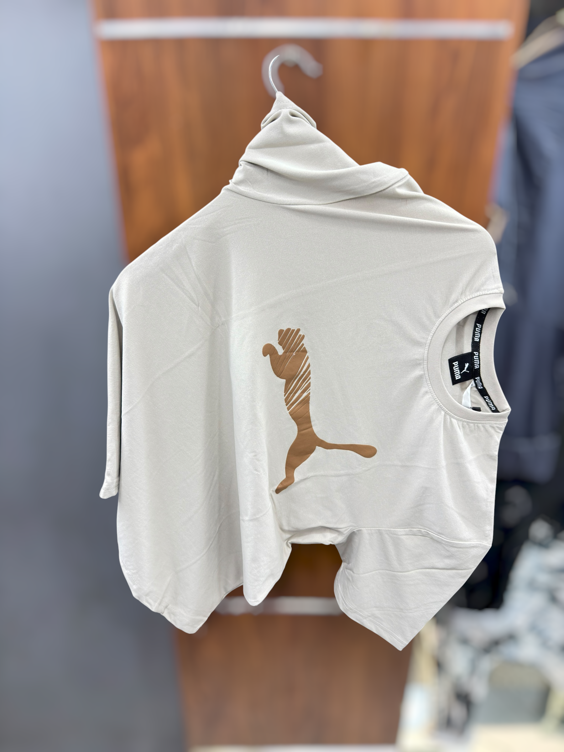 Down solder T-shirt Back Print puma