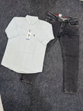 Premium Line shirt Denim Jeans Combo