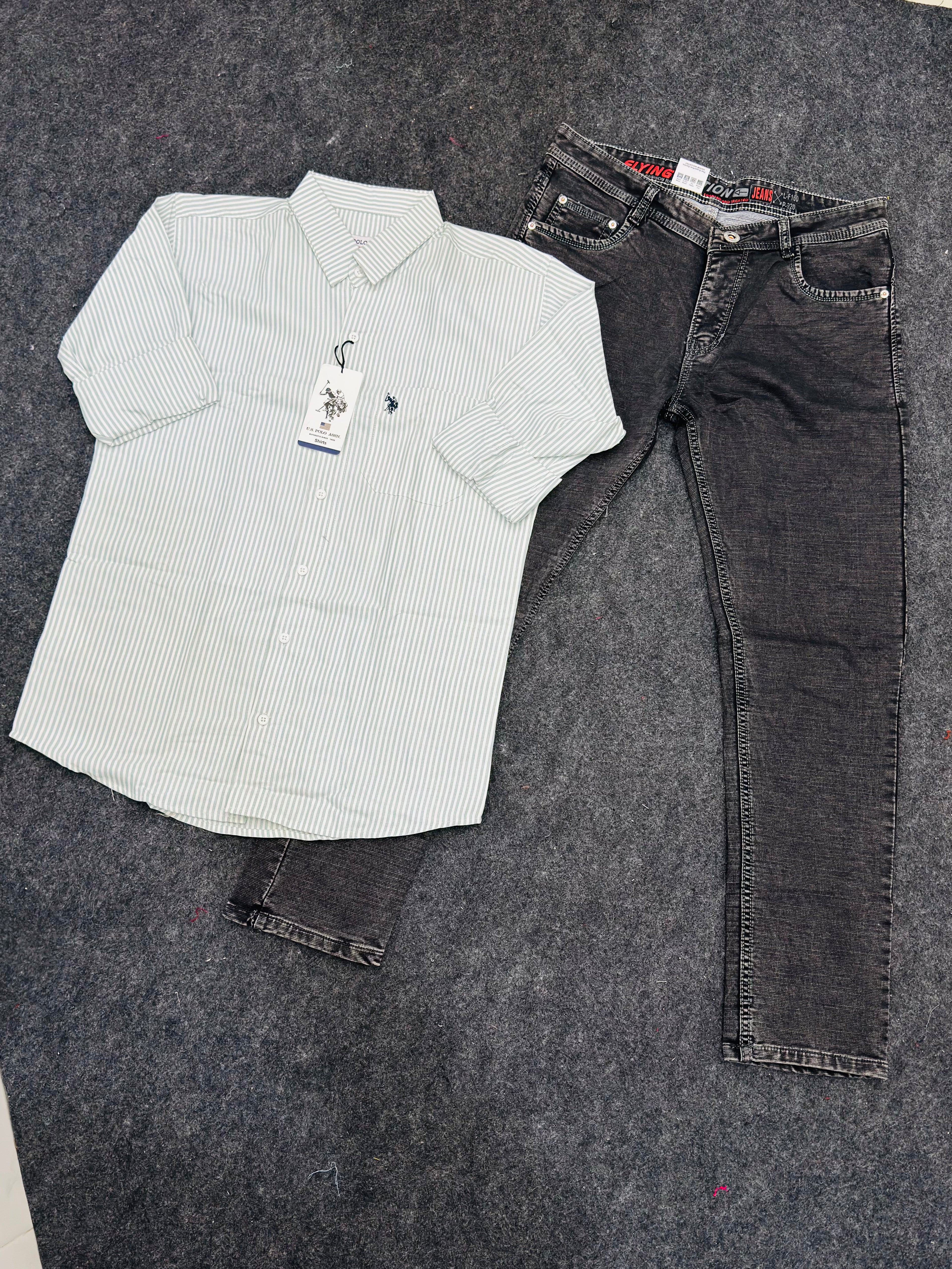 Premium Line shirt Denim Jeans Combo