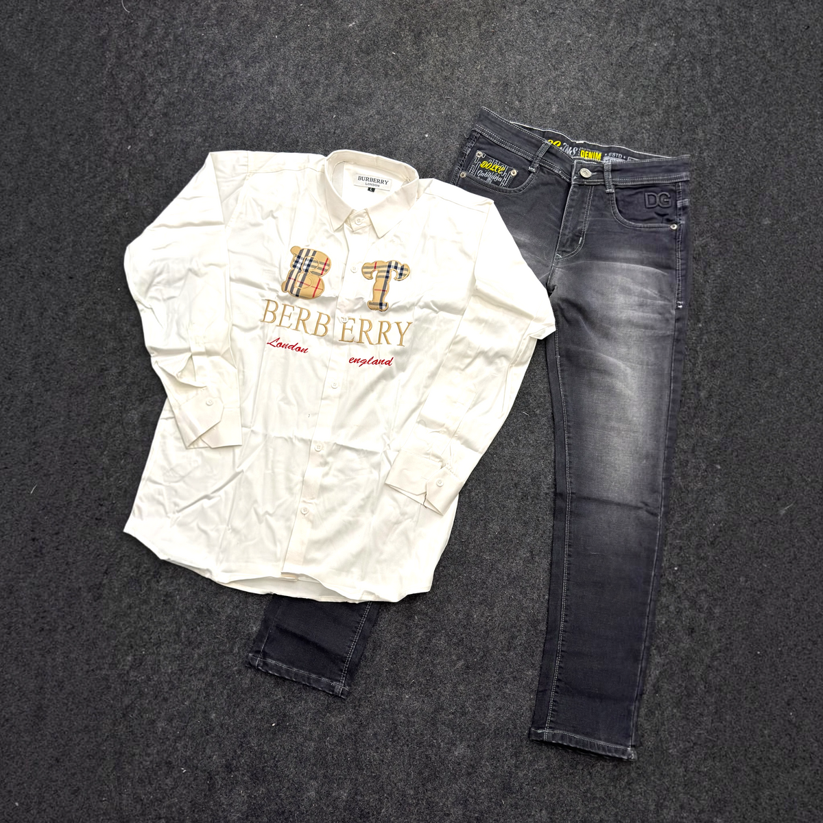 Brand shirt Denim Jeans Combo