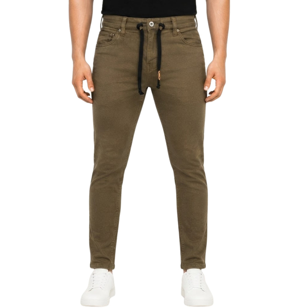 Premium Urban Fit Olive Denim Jeans
