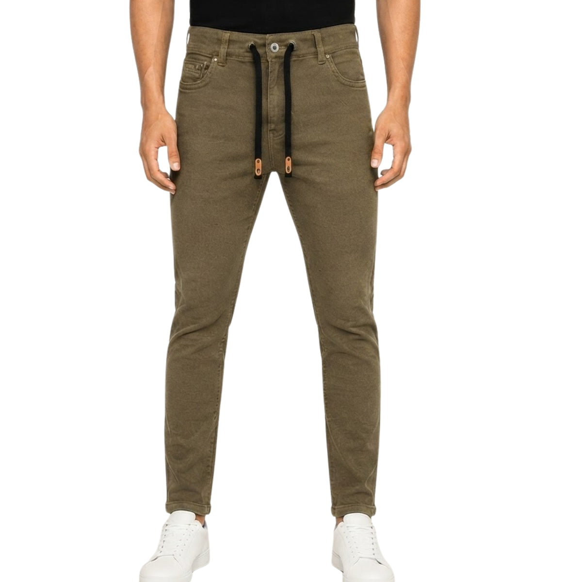 Premium Heritage Olive Denim Jeans