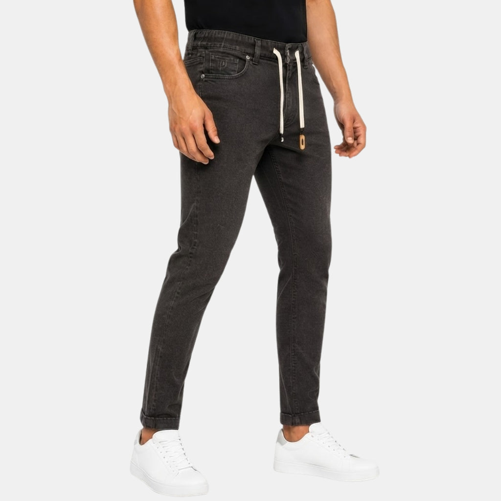 Premium Noir Flex Denim Jeans