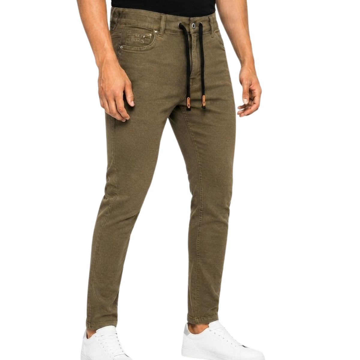 Premium Heritage Olive Denim Jeans