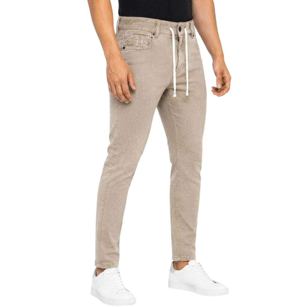 Premium Classic Beige Denim Jeans