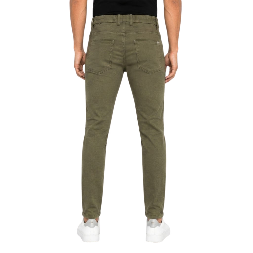 Premium Olive Flex Denim Jeans