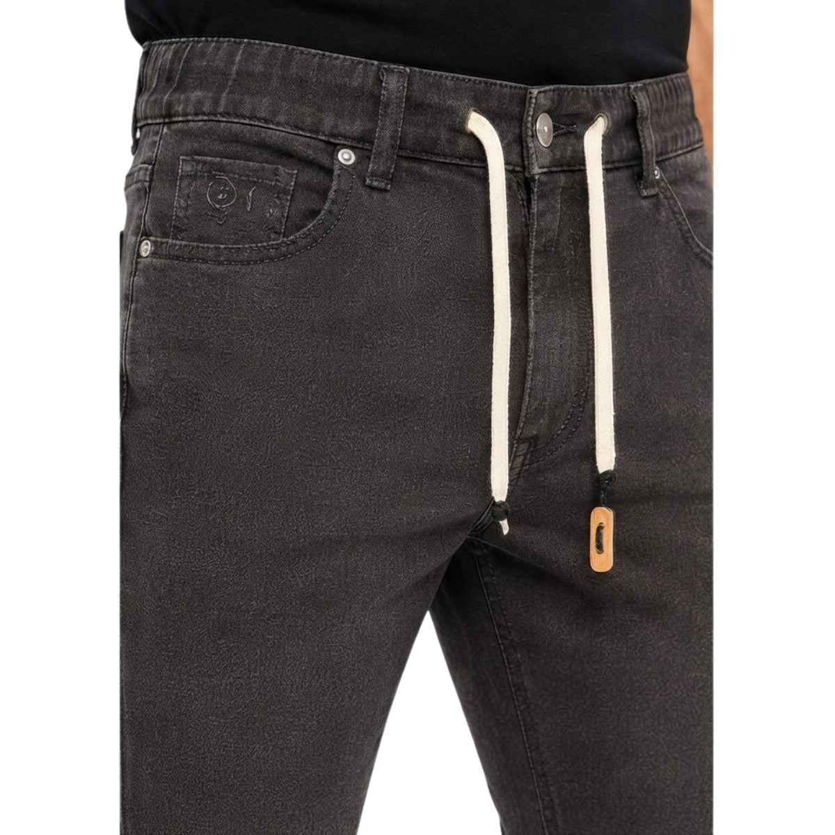 Premium Noir Flex Denim Jeans