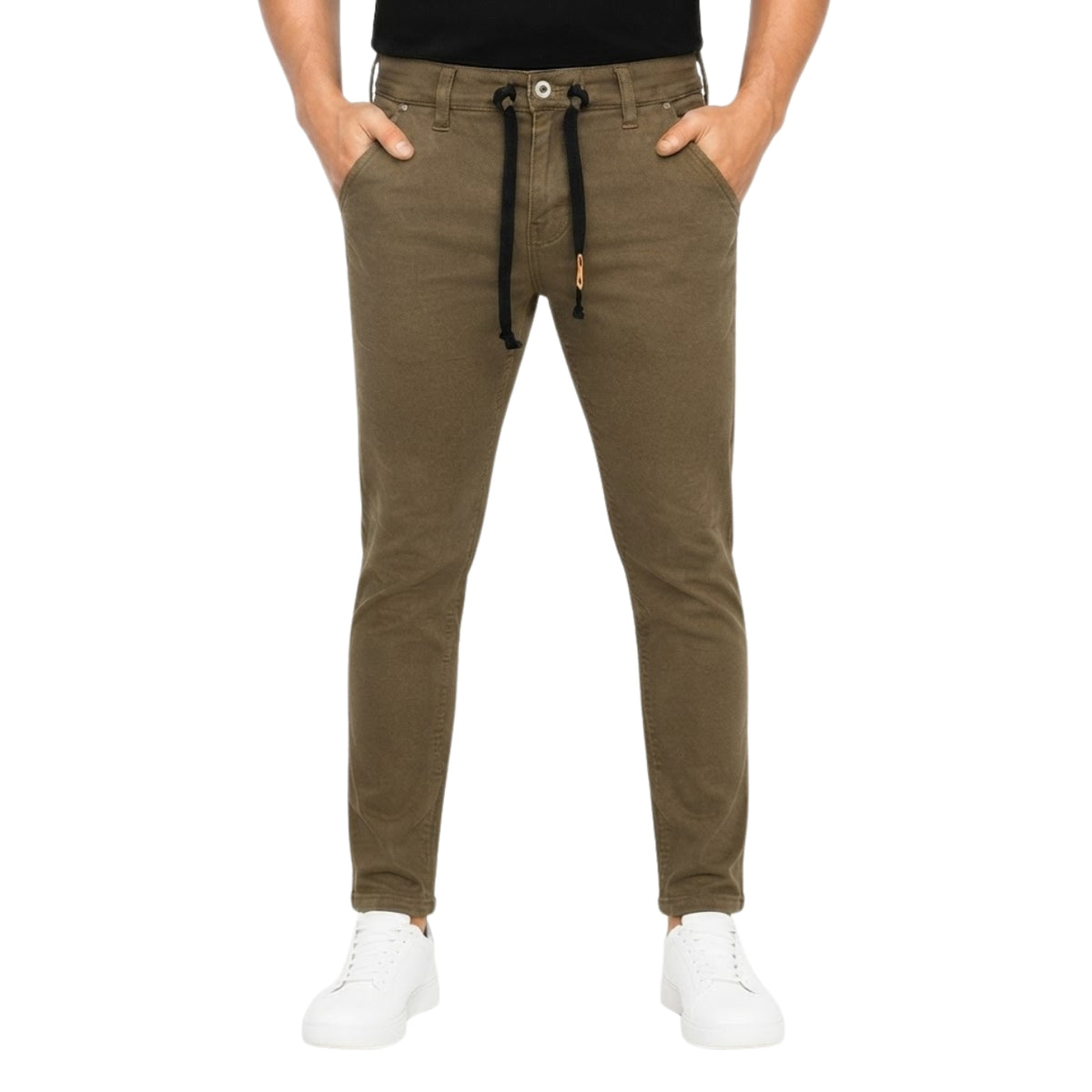 Premium Urban Fit Olive Denim Jeans