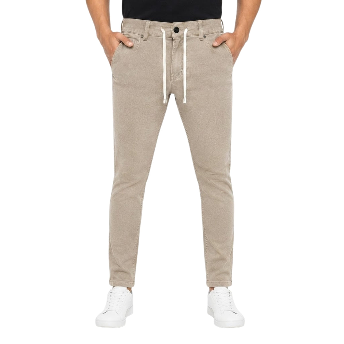 Premium Classic Beige Denim Jeans