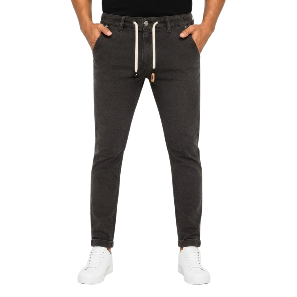 Premium Noir Flex Denim Jeans