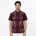 Classic Maroon Embroidered Elite