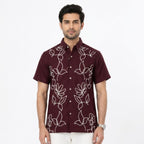 Classic Maroon Embroidered Elite