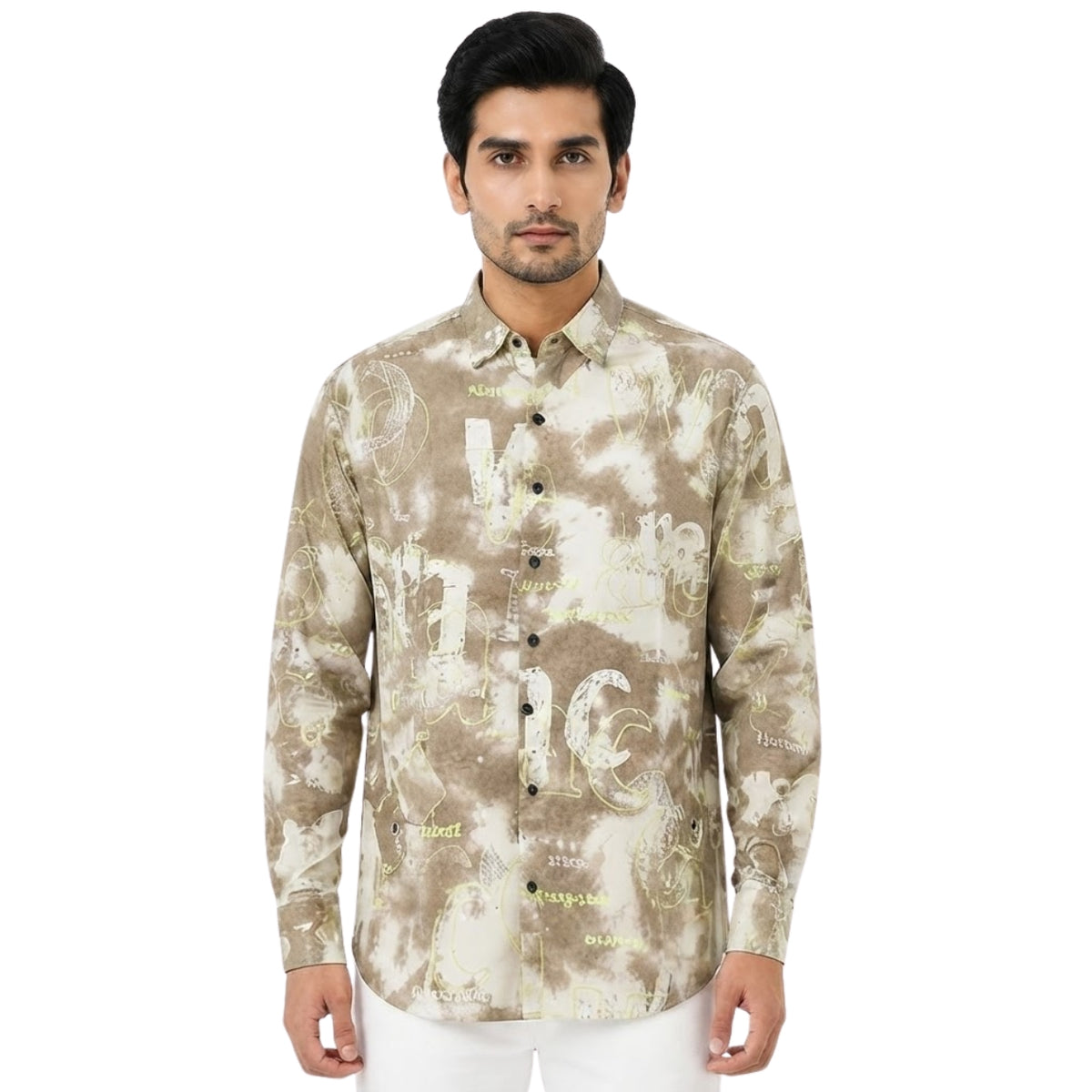 Premium Mocha Abstract Luxe Shirt