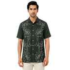 Premium Emerald Floral Signature Shirt