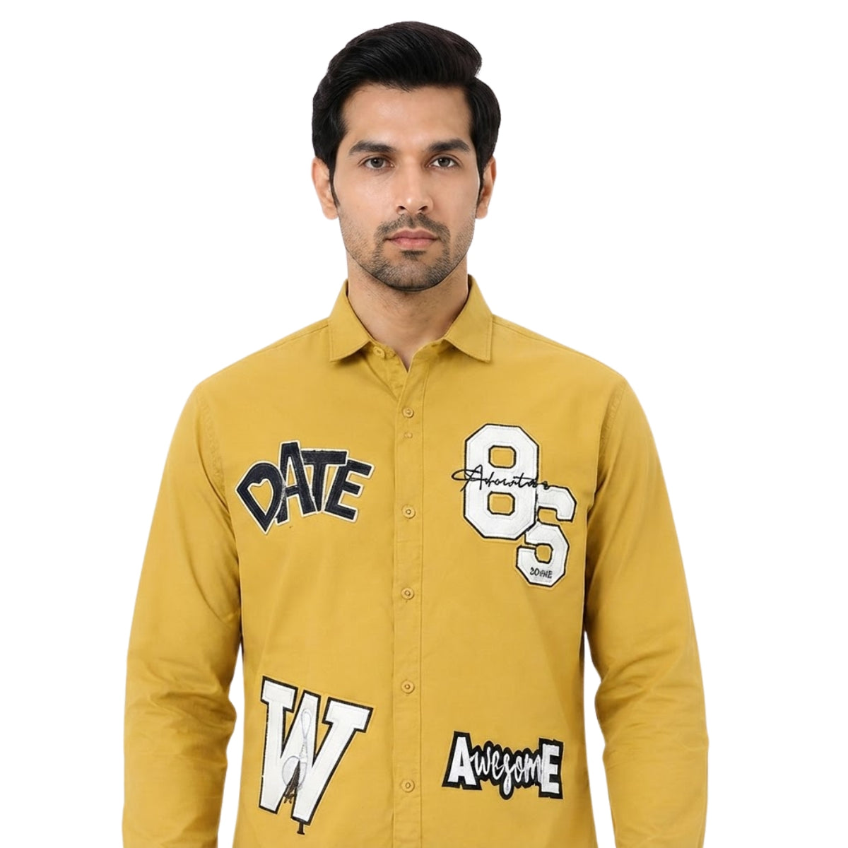Premium Mustard Urban Patch Shirt