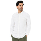 Premium White Signature Linen Shirt