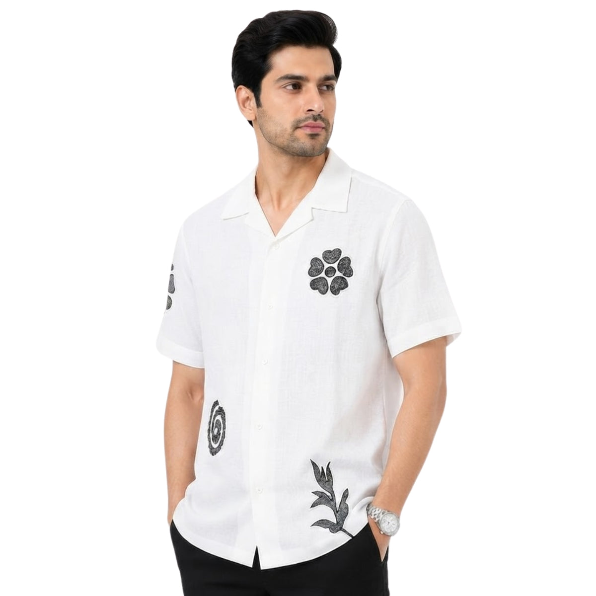 Premium Ivory Artisanal Shirt