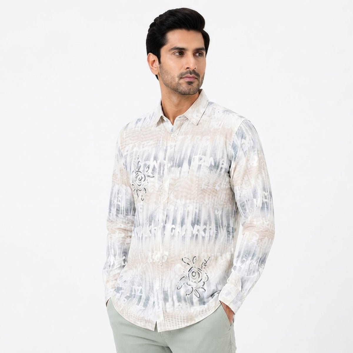Premium Frosted Bloom Luxe Shirt
