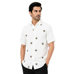 Premium White Blossom Signature Shirt