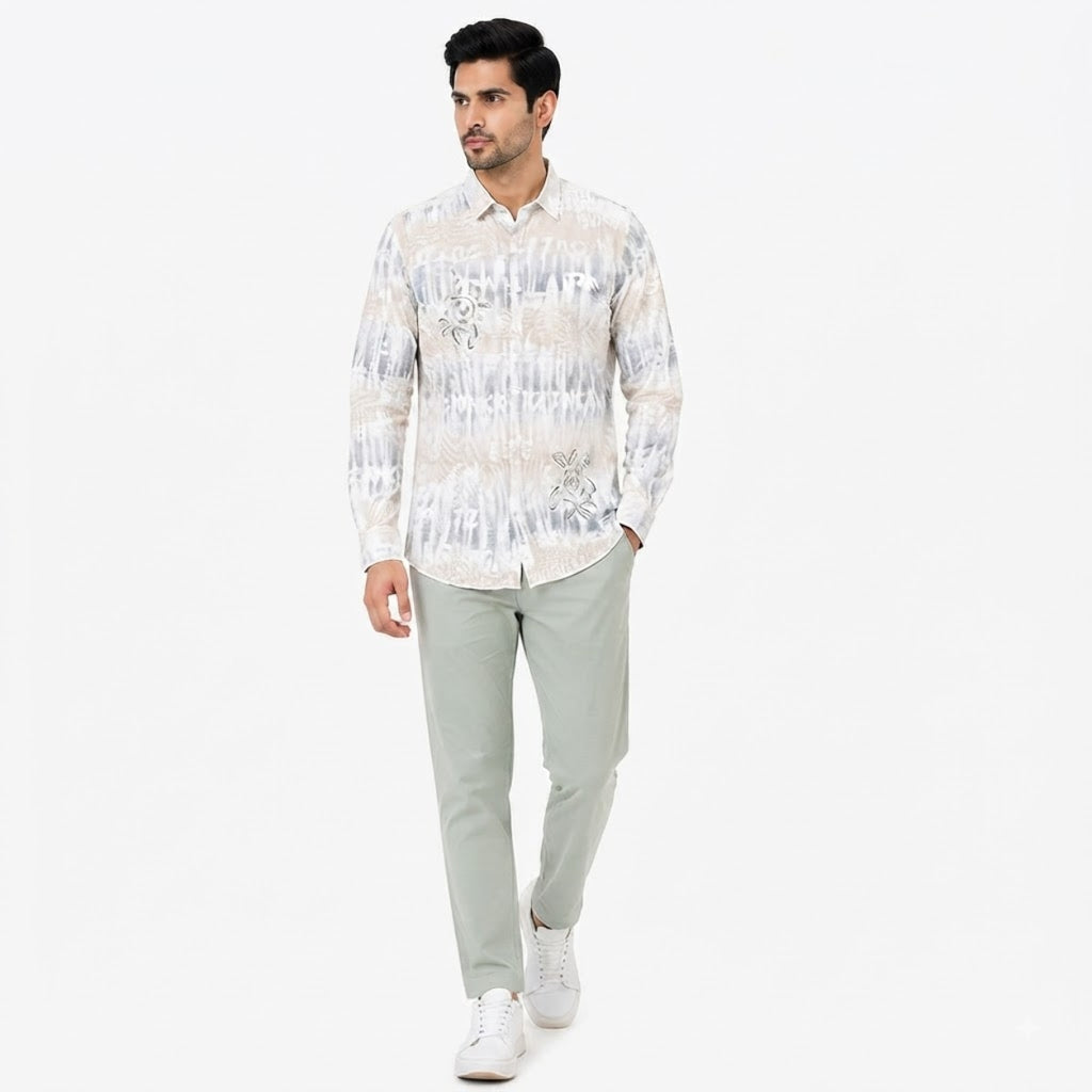 Premium Frosted Bloom Luxe Shirt